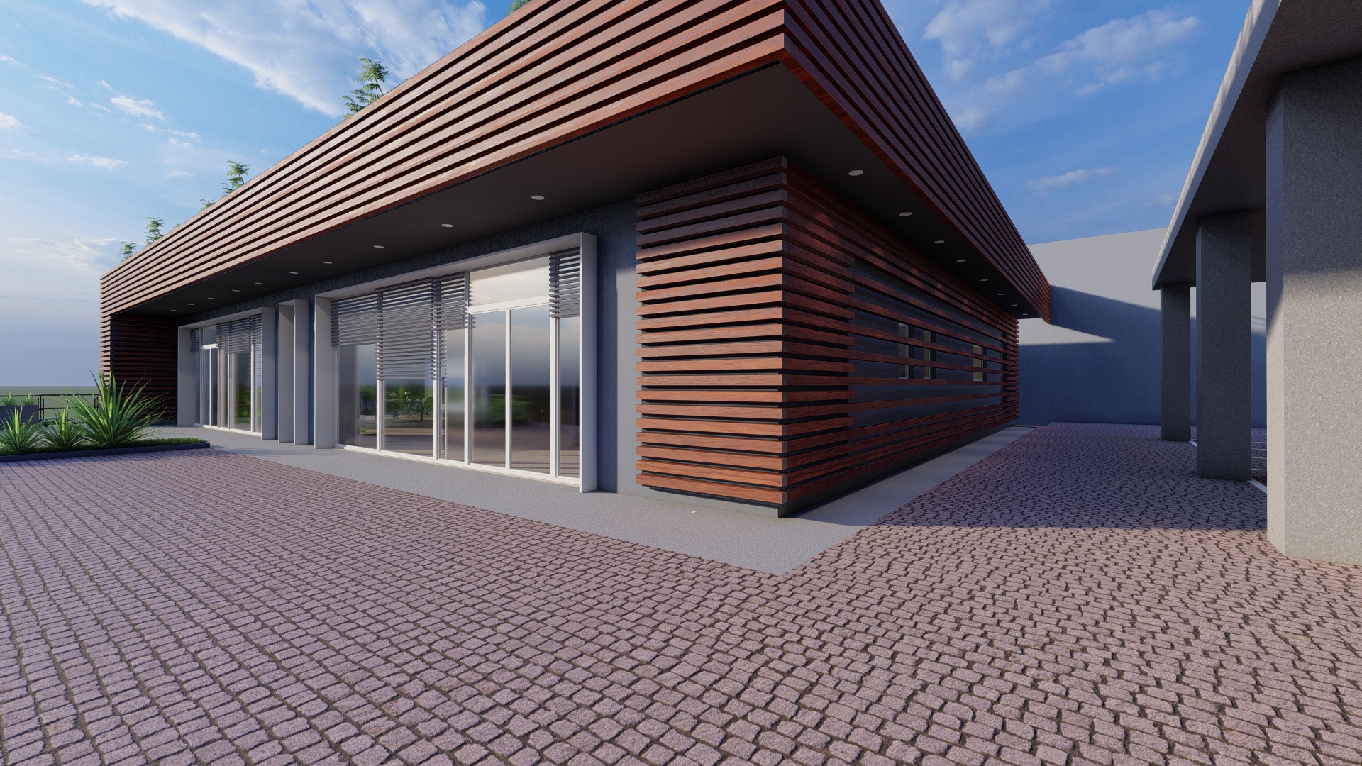 Rendering of the new training facility