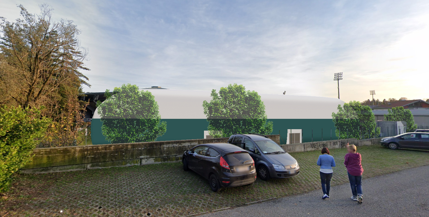 Rendering of the new training facility