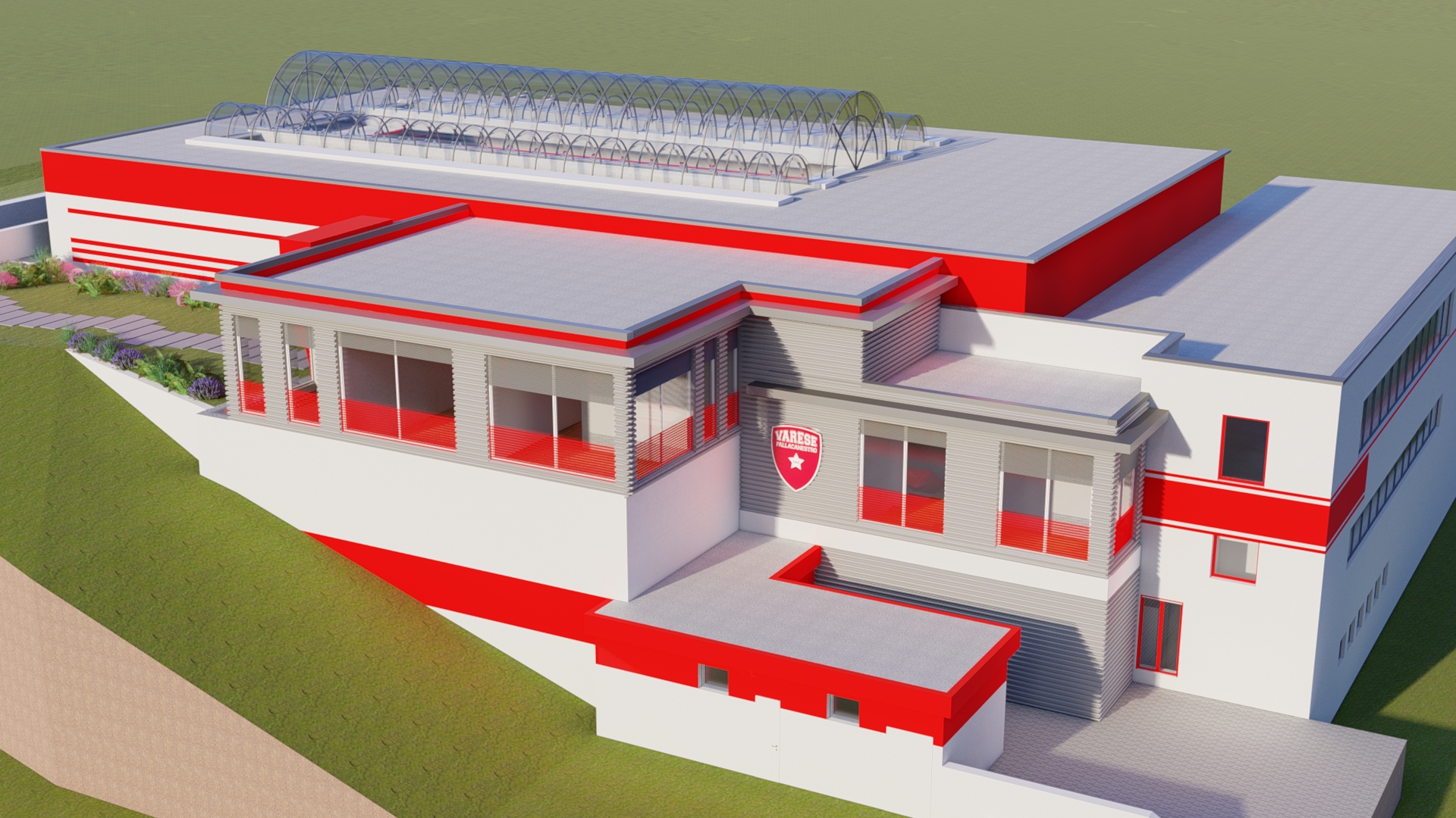 Rendering of the new training facility