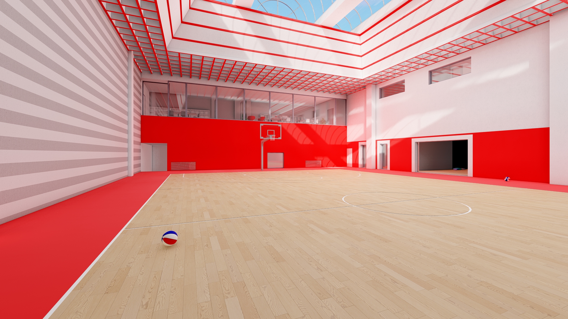 Rendering of the new training facility