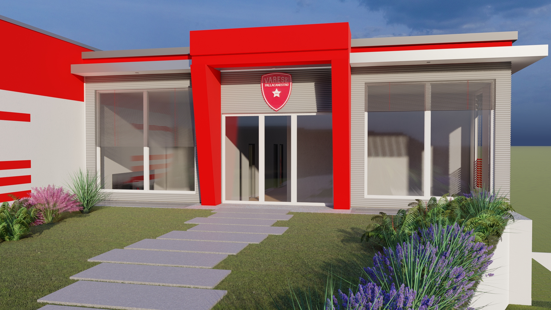 Rendering of the new training facility