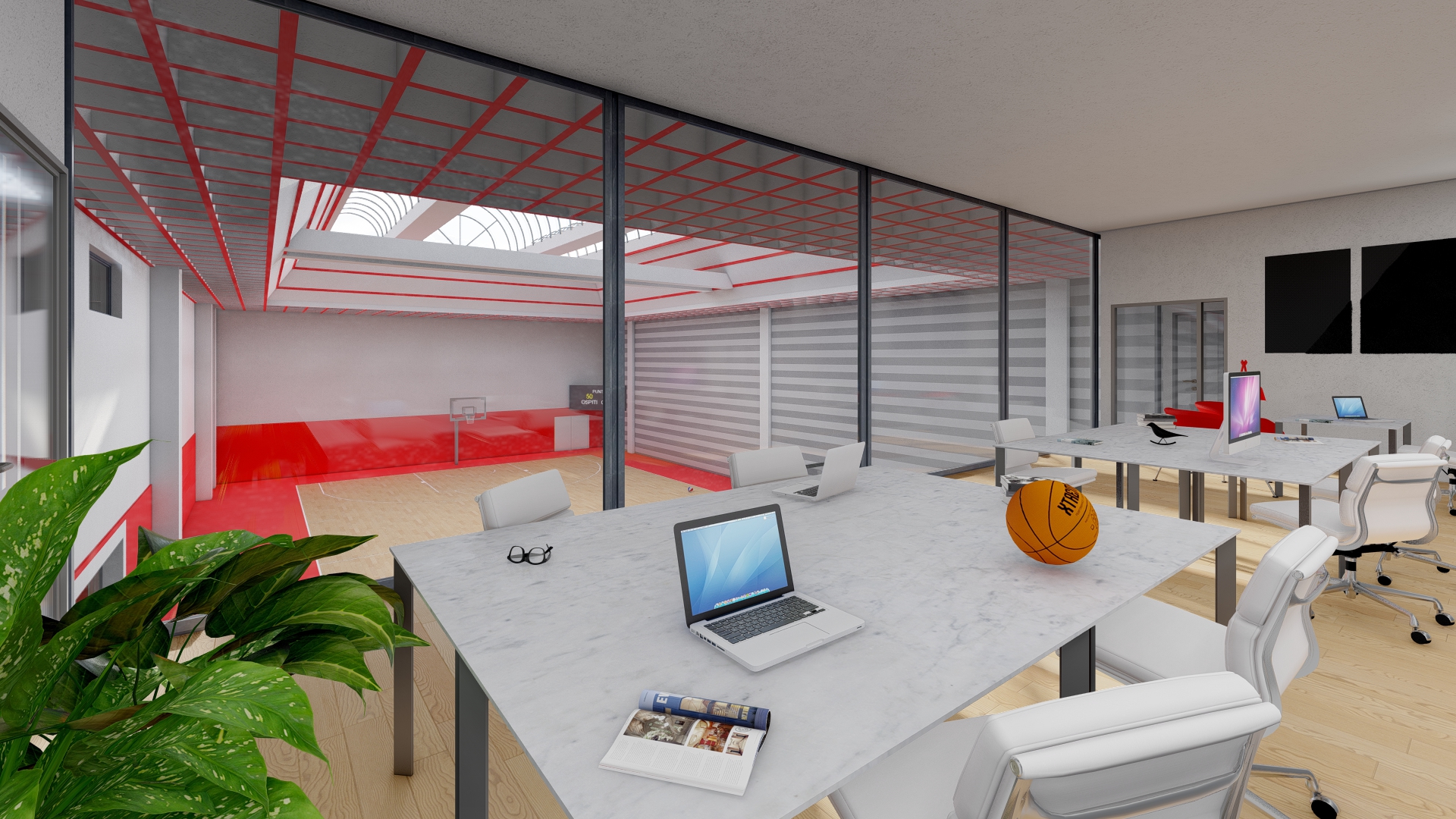 Rendering of the new training facility