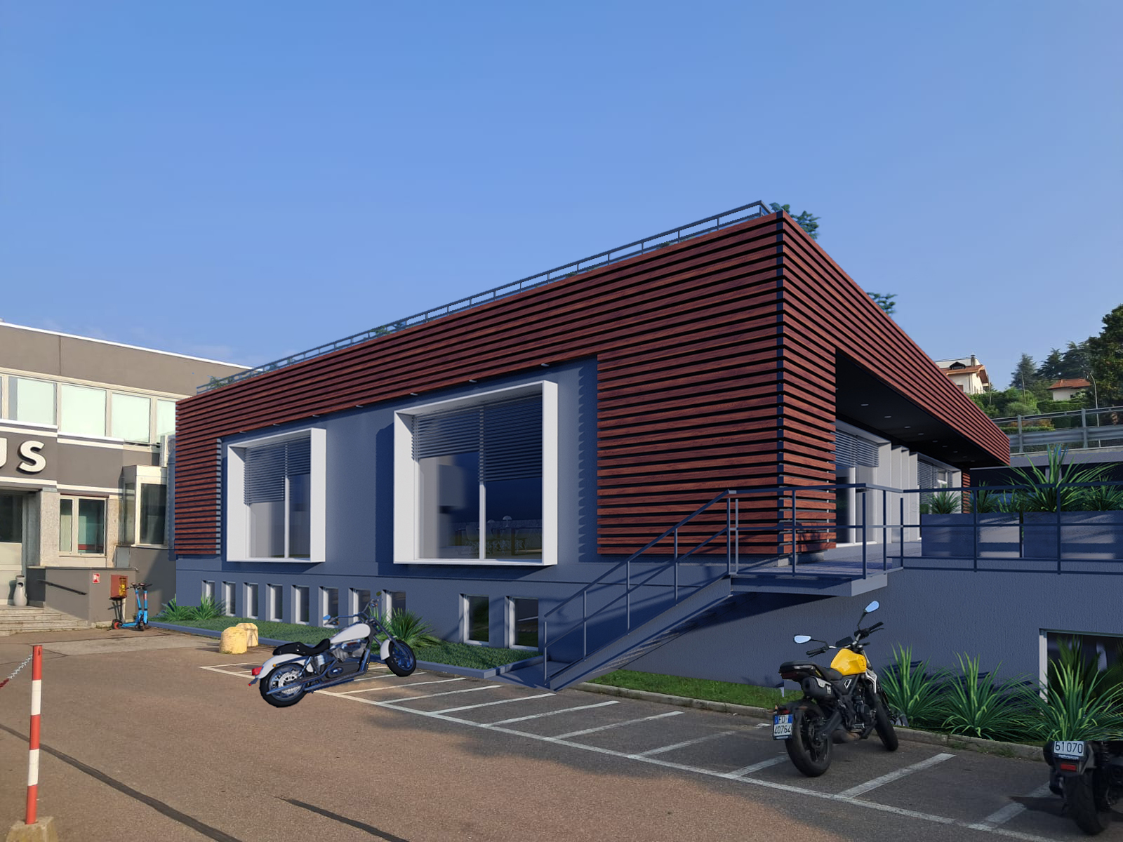 Rendering of the new training facility