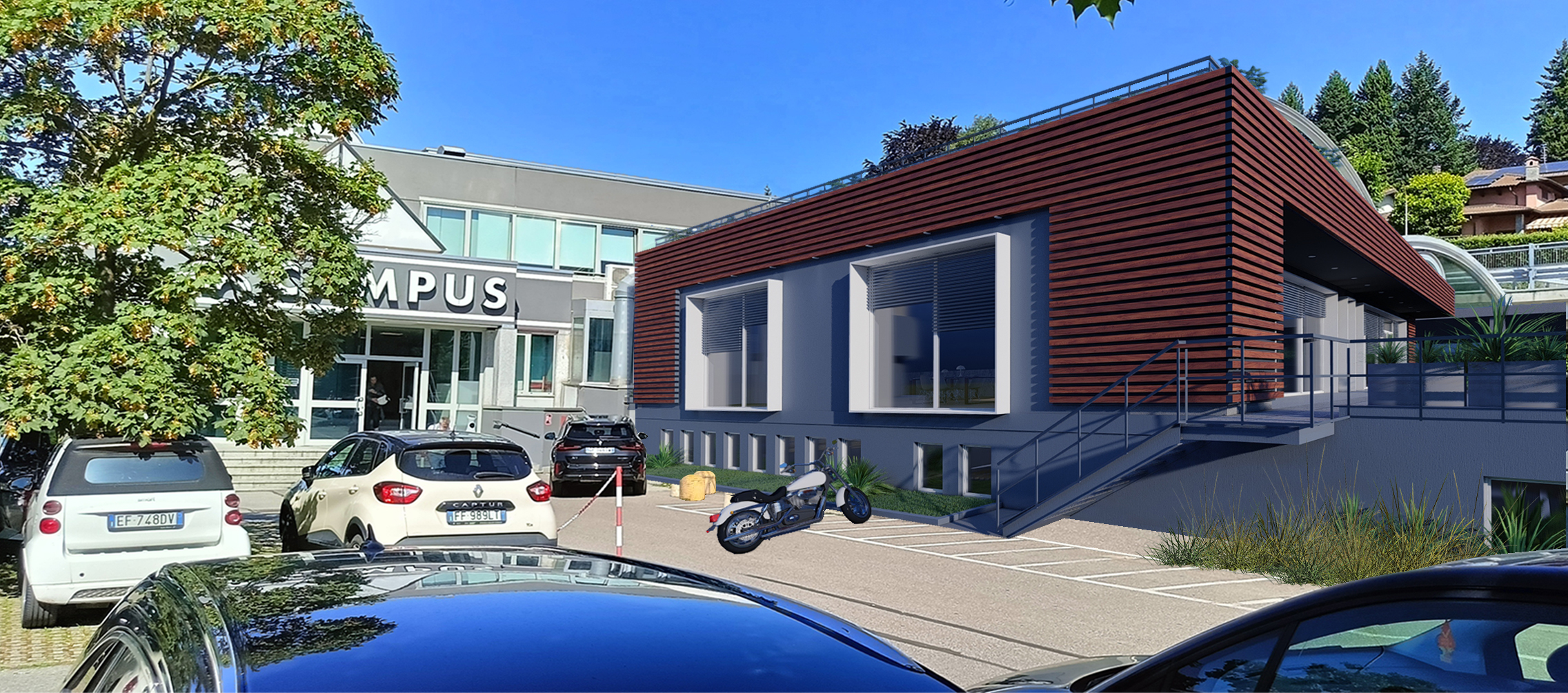 Rendering of the new training facility