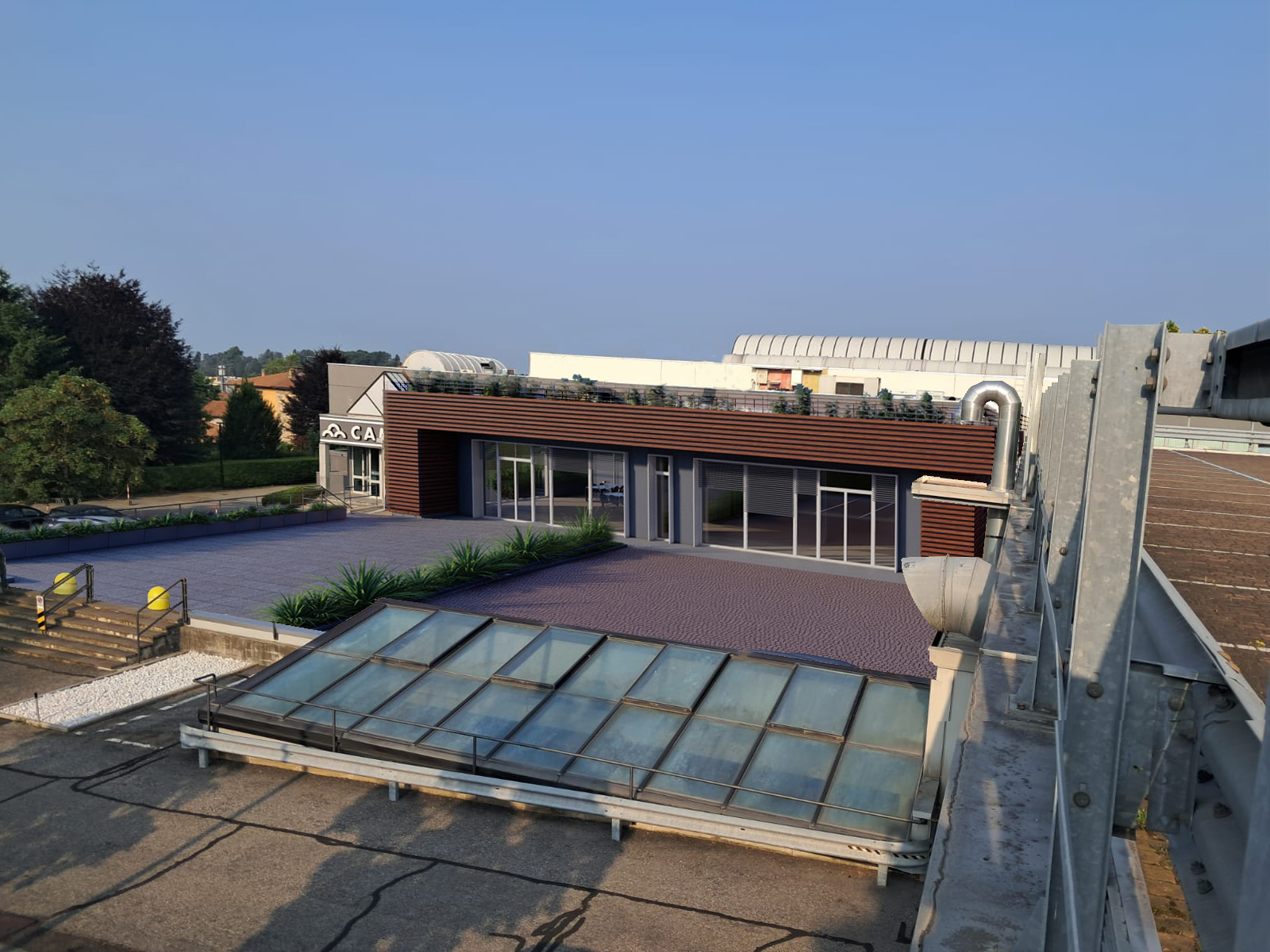 Rendering of the new training facility