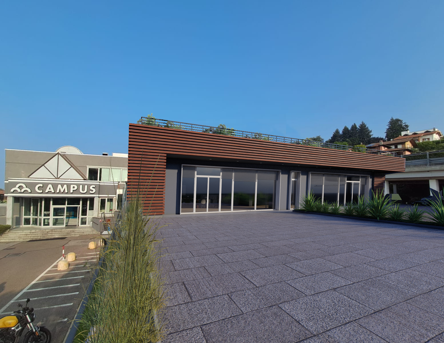 Rendering of the new training facility