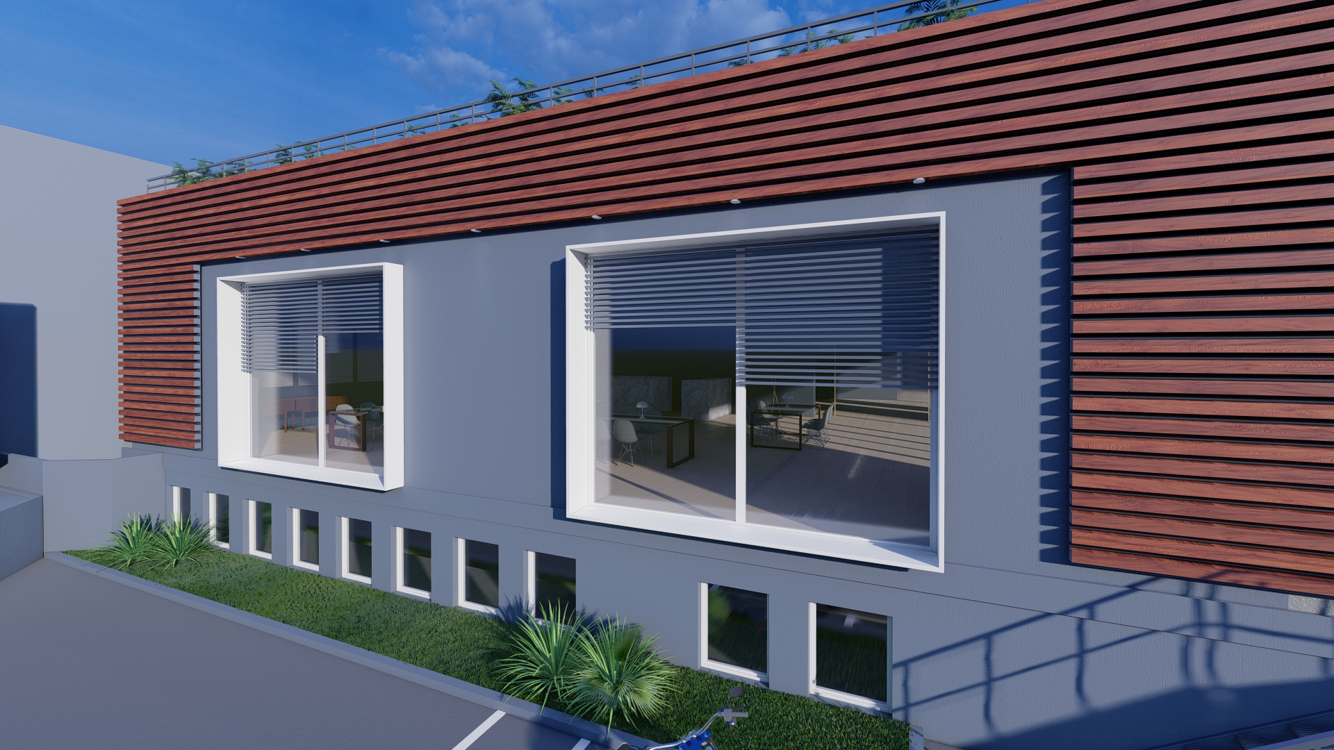 Rendering of the new training facility