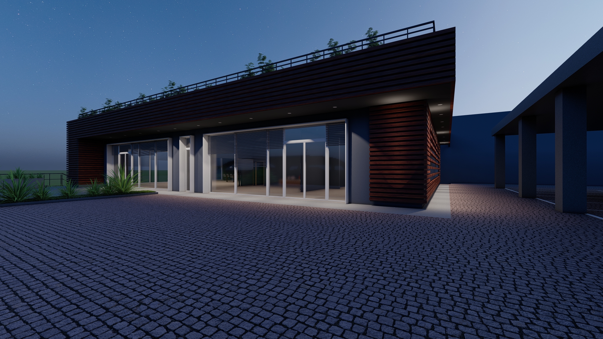 Rendering of the new training facility
