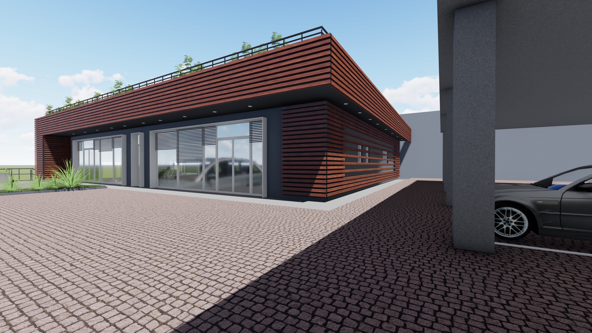 Rendering of the new training facility