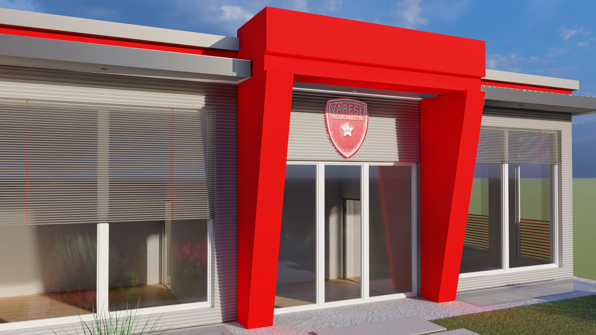 Rendering of the new training facility