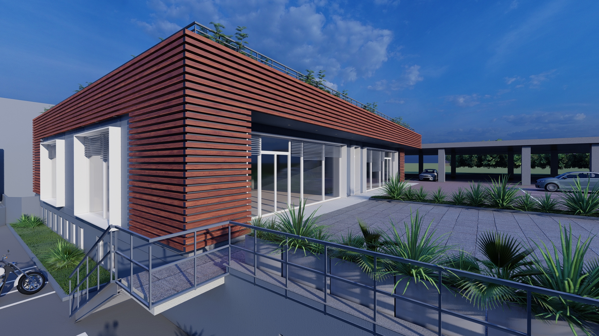 Rendering of the new training facility