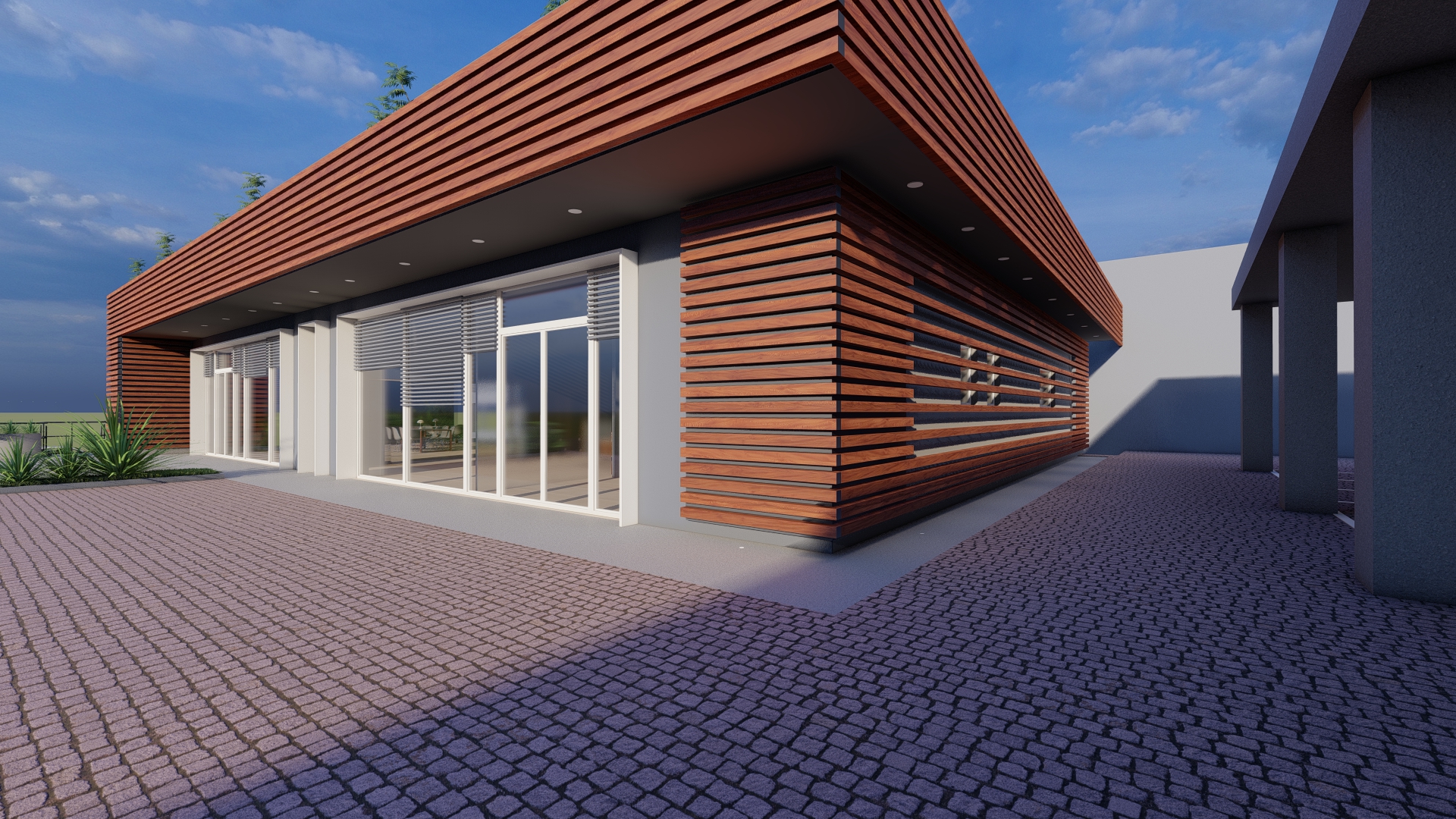 Rendering of the new training facility